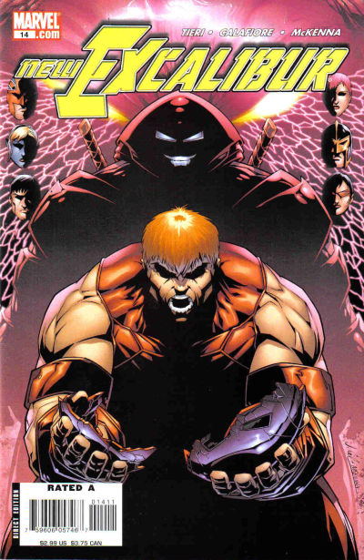 Cover for New Excalibur (Marvel, 2006 series) #14 [Direct Edition]