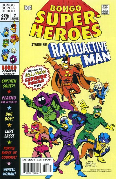 Cover for Bongo Comics Presents Radioactive Man (Bongo, 2000 series) #7