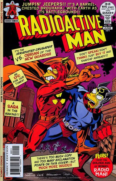 Cover for Bongo Comics Presents Radioactive Man (Bongo, 2000 series) #9