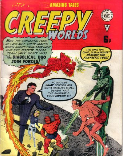 Cover for Creepy Worlds (Alan Class, 1962 series) #130