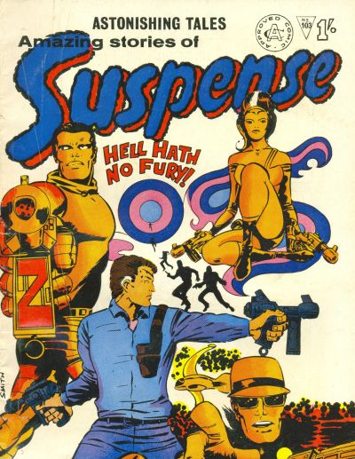 Cover for Amazing Stories of Suspense (Alan Class, 1963 series) #103