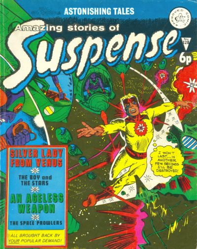 Cover for Amazing Stories of Suspense (Alan Class, 1963 series) #128