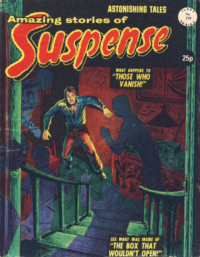 Cover for Amazing Stories of Suspense (Alan Class, 1963 series) #210