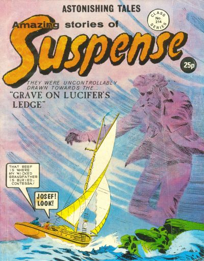 Cover for Amazing Stories of Suspense (Alan Class, 1963 series) #214