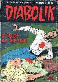 Cover Thumbnail for Diabolik (Astorina, 1962 series) #v13#13