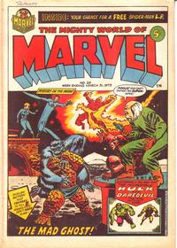 Cover for The Mighty World of Marvel (Marvel UK, 1972 series) #26