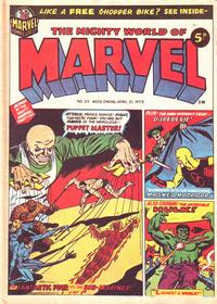 Cover for The Mighty World of Marvel (Marvel UK, 1972 series) #29