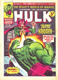 Cover for The Mighty World of Marvel (Marvel UK, 1972 series) #55