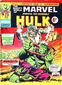 Cover Thumbnail for The Mighty World of Marvel (Marvel UK, 1972 series) #74