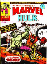 Cover for The Mighty World of Marvel (Marvel UK, 1972 series) #86