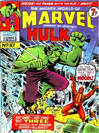 Cover Thumbnail for The Mighty World of Marvel (Marvel UK, 1972 series) #87