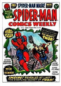 Cover for Spider-Man Comics Weekly (Marvel UK, 1973 series) #1