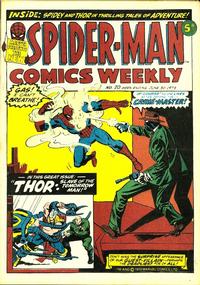 Cover Thumbnail for Spider-Man Comics Weekly (Marvel UK, 1973 series) #20