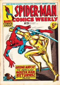 Cover Thumbnail for Spider-Man Comics Weekly (Marvel UK, 1973 series) #29