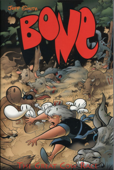 Cover for Bone (Cartoon Books, 1996 series) #2 - The Great Cow Race