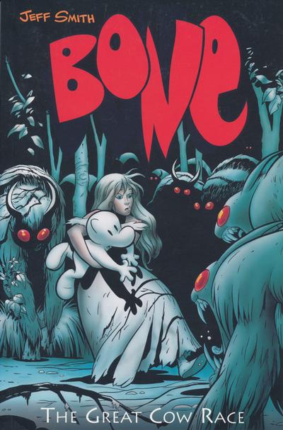 Cover for Bone (Cartoon Books, 1995 series) #2 - The Great Cow Race