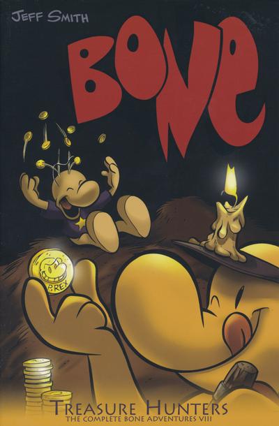 Cover for Bone (Cartoon Books, 1995 series) #8 - Treasure Hunters