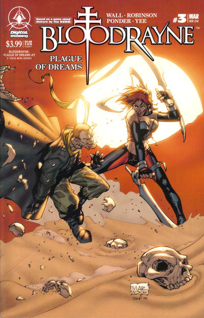 Cover for BloodRayne: Plague of Dreams (Digital Webbing, 2006 series) #3 [Cover A]
