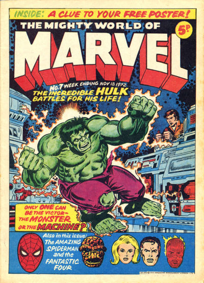 Cover for The Mighty World of Marvel (Marvel UK, 1972 series) #7