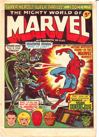 Cover for The Mighty World of Marvel (Marvel UK, 1972 series) #15