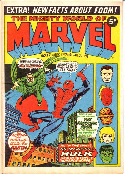 Cover for The Mighty World of Marvel (Marvel UK, 1972 series) #17