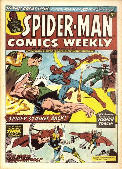 Cover for Spider-Man Comics Weekly (Marvel UK, 1973 series) #13