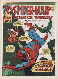 Cover Thumbnail for Spider-Man Comics Weekly (Marvel UK, 1973 series) #43