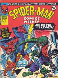 Cover Thumbnail for Spider-Man Comics Weekly (Marvel UK, 1973 series) #93