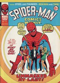 Cover Thumbnail for Spider-Man Comics Weekly (Marvel UK, 1973 series) #111