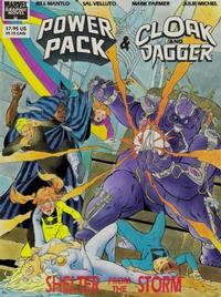 Cover Thumbnail for Marvel Graphic Novel: Cloak and Dagger and Power Pack: Shelter from the Storm (Marvel, 1989 series) 