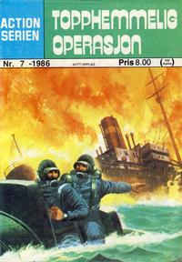 Cover Thumbnail for Action Serien (Atlantic Forlag, 1976 series) #7/1986