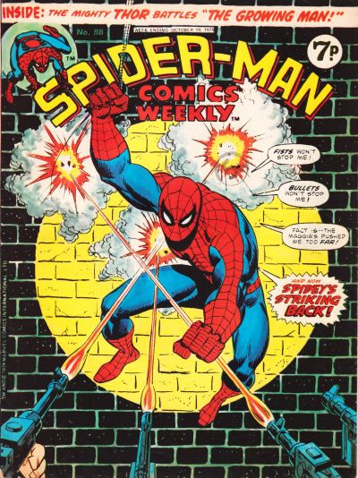 Cover for Spider-Man Comics Weekly (Marvel UK, 1973 series) #88