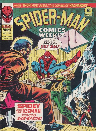 Cover for Spider-Man Comics Weekly (Marvel UK, 1973 series) #122
