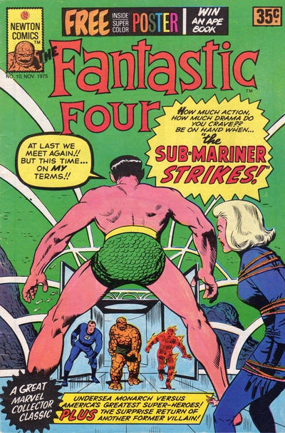 Cover for Fantastic Four (Newton Comics, 1974 series) #10