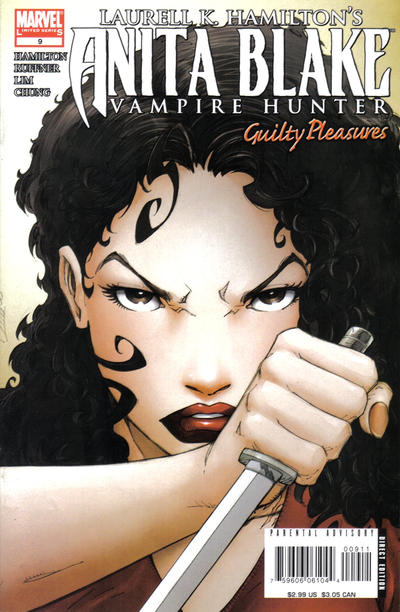 Cover for Anita Blake: Vampire Hunter in Guilty Pleasures (Marvel, 2006 series) #9 [Ron Lim]