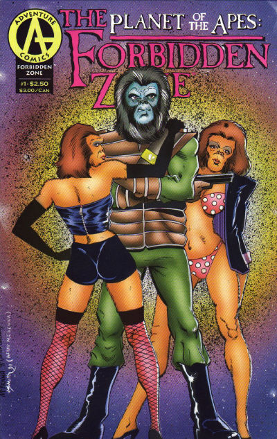 Cover for Planet of the Apes: The Forbidden Zone (Malibu, 1992 series) #1