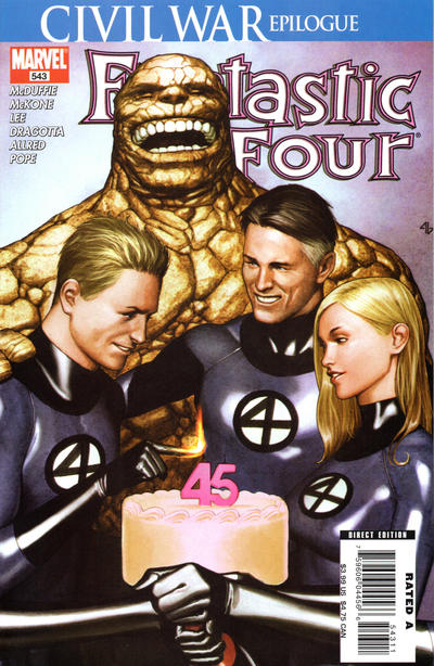 Cover for Fantastic Four (Marvel, 1998 series) #543 [Direct Edition]