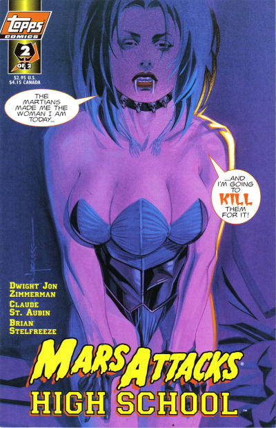 Cover for Mars Attacks High School (Topps, 1997 series) #2
