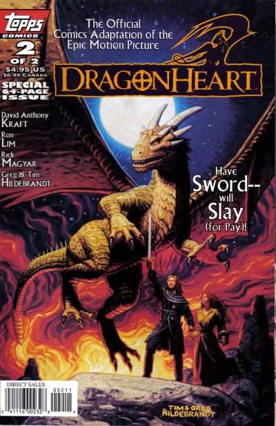 Cover for DragonHeart (Topps, 1996 series) #2