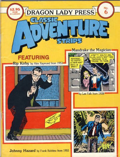 Cover for Classic Adventure Strips (Dragon Lady Press, 1985 series) #6
