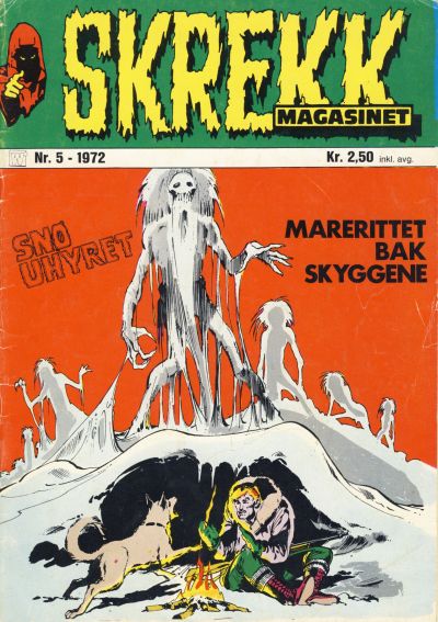 Cover for Skrekk Magasinet (Illustrerte Klassikere / Williams Forlag, 1972 series) #5/1972