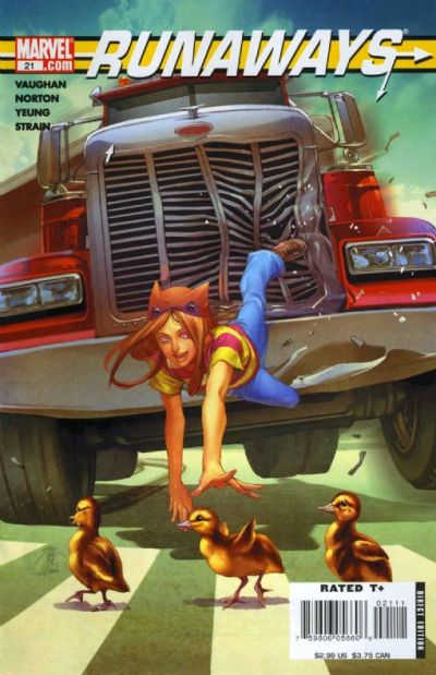 Cover for Runaways (Marvel, 2005 series) #21