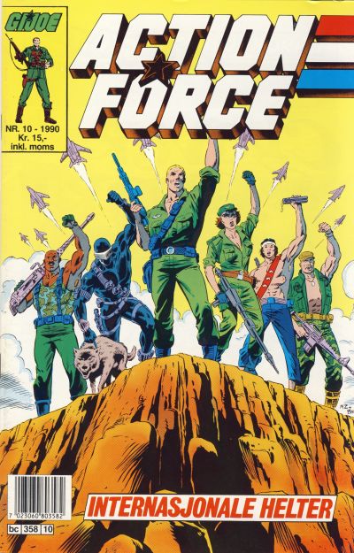Cover for Action Force (Bladkompaniet / Schibsted, 1988 series) #10/1990