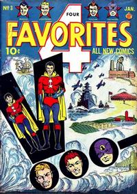 Cover Thumbnail for Four Favorites (Ace Magazines, 1941 series) #3