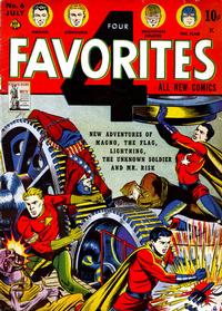 Cover Thumbnail for Four Favorites (Ace Magazines, 1941 series) #6