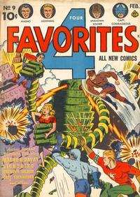 Cover for Four Favorites (Ace Magazines, 1941 series) #9