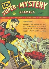 Cover for Super-Mystery Comics (Ace Magazines, 1940 series) #v1#1