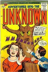 Cover for Adventures into the Unknown (American Comics Group, 1948 series) #105