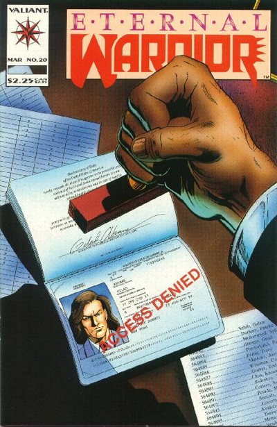 Cover for Eternal Warrior (Acclaim / Valiant, 1992 series) #20