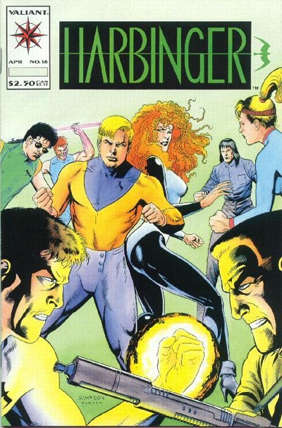 Cover for Harbinger (Acclaim / Valiant, 1992 series) #16